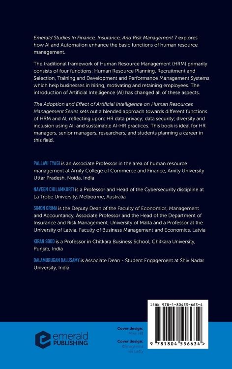 Produktbild: The Adoption and Effect of Artificial Intelligence on Human Resources Management