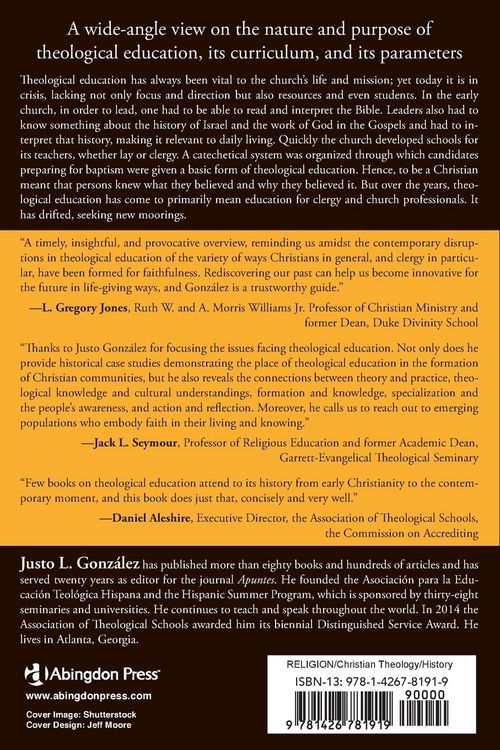 Produktbild: The History of Theological Education