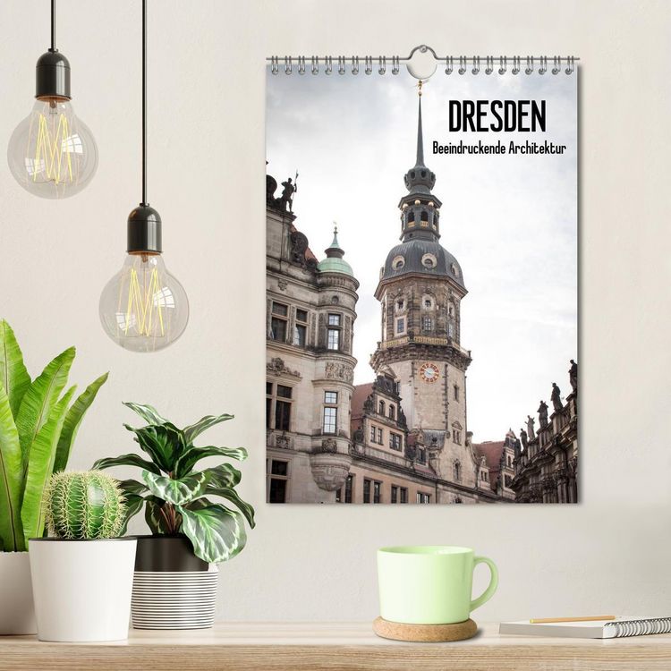 Produktbild: Dresden - Beeindruckende Architektur (Wandkalender 2026 DIN A4 hoch), CALVENDO Monatskalender