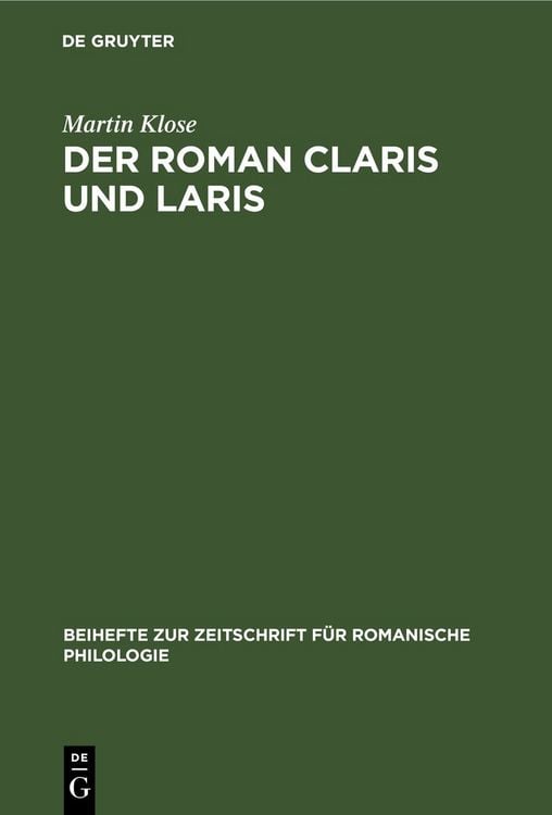 Produktbild: Der Roman Claris und Laris