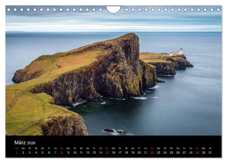 Produktbild: Schottland - Die wundervolle Isle of Skye (Wandkalender 2026 DIN A4 quer), CALVENDO Monatskalender