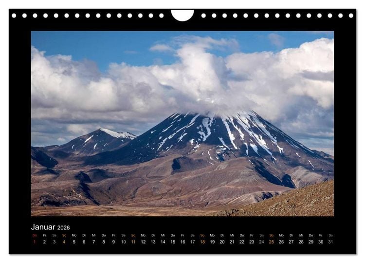 Produktbild: Eine Reise durch Neuseeland (Wandkalender 2026 DIN A4 quer), CALVENDO Monatskalender