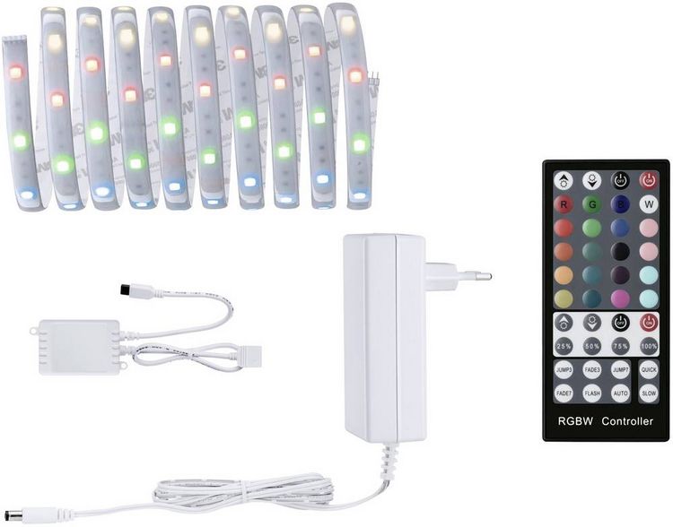 Produktbild: Paulmann MaxLED Basic RGB 79881 LED-Streifen-Basisset mit Stecker 24V 3m Warmwei&szlig; 1St.