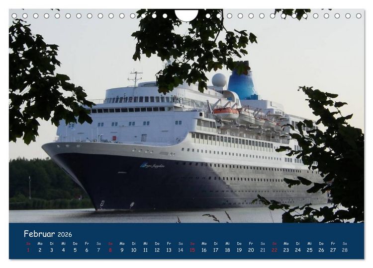 Produktbild: Traumschiffe im Norden (Wandkalender 2026 DIN A4 quer), CALVENDO Monatskalender