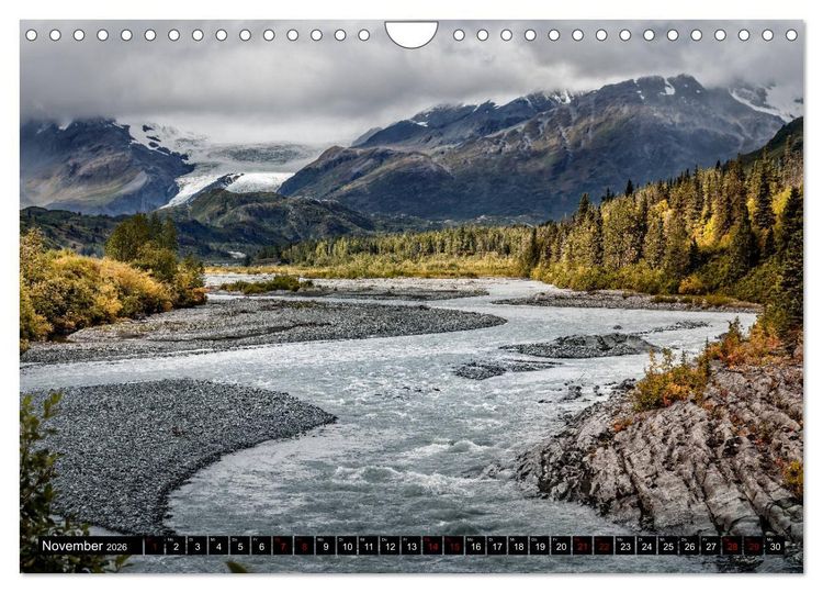 Produktbild: Alaska - Farben und Licht (Wandkalender 2026 DIN A4 quer), CALVENDO Monatskalender