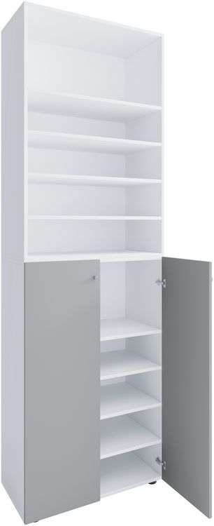 Produktbild: XL Holz Gro&szlig;er Schuhschrank Schuhkommode Lona 10