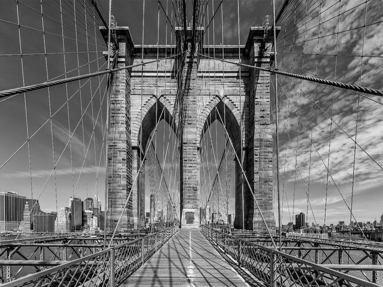 Produktbild: CALVENDO Puzzle NEW YORK CITY Brooklyn Bridge | 1000 Teile Lege-Gr&ouml;&szlig;e 64x48cm Foto-Puzzle f&uuml;r gl&uuml;ckliche Stunden