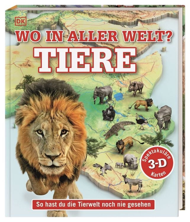Produktbild: Wo in aller Welt? Tiere. Spektakul&auml;re 3D-Karten