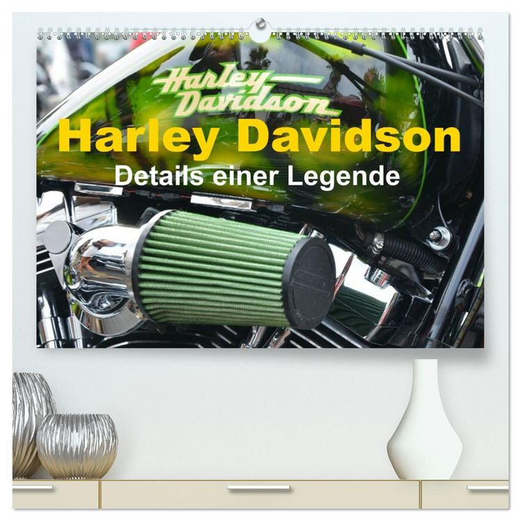 Produktbild: Harley Davidson - Details einer Legende (hochwertiger Premium Wandkalender 2026 DIN A2 quer), Kunstdruck in Hochglanz