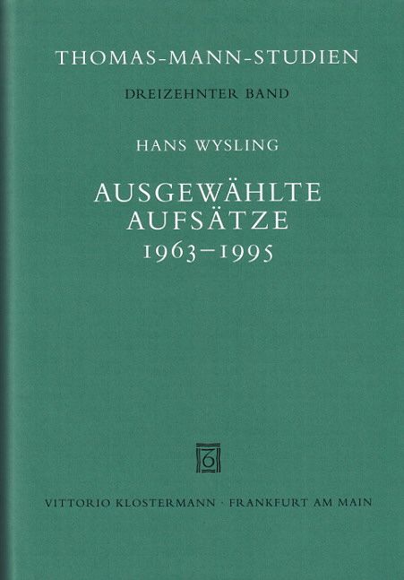 Produktbild: Ausgew&auml;hlte Aufs&auml;tze 1963-1995