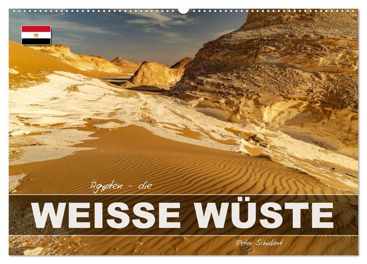 Produktbild: &Auml;gypten - die Weisse W&uuml;ste (Wandkalender 2027 DIN A2 quer), CALVENDO Monatskalender