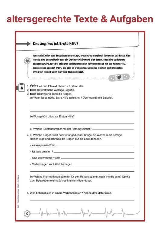 Produktbild: Erste Hilfe macht Schule