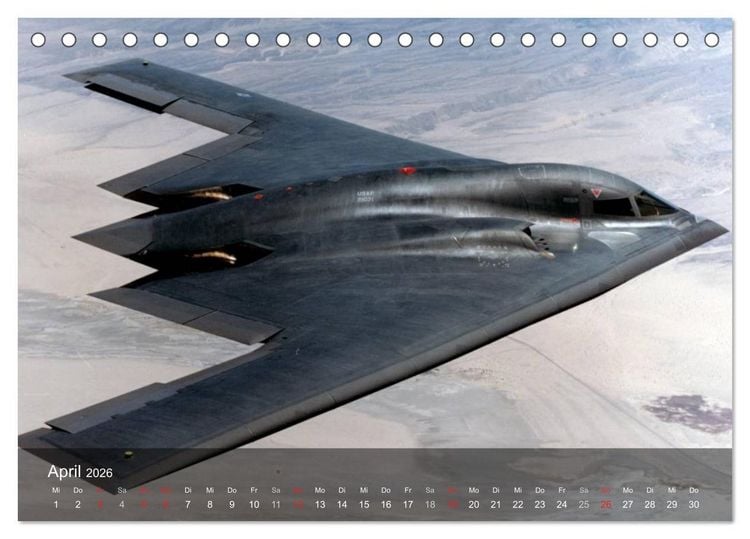 Produktbild: Luftwaffe. Kampfflugzeuge der USA (Tischkalender 2026 DIN A5 quer), CALVENDO Monatskalender