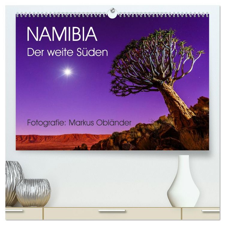 Produktbild: Namibia - Der weite S&uuml;den (hochwertiger Premium Wandkalender 2026 DIN A2 quer), Kunstdruck in Hochglanz