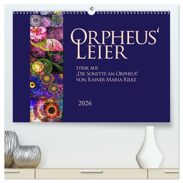 Produktbild: Orpheus' Leier (hochwertiger Premium Wandkalender 2026 DIN A2 quer), Kunstdruck in Hochglanz