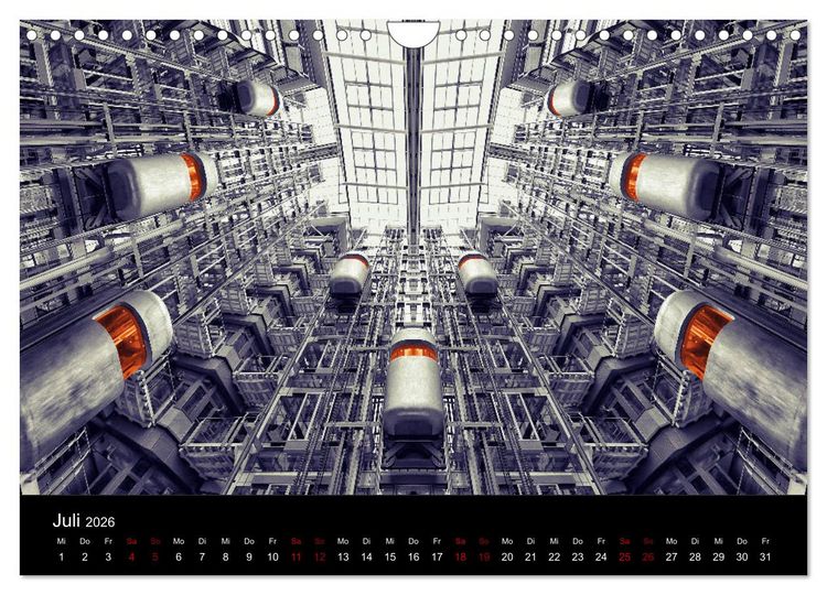 Produktbild: Welt der Aufz&uuml;ge (Wandkalender 2026 DIN A4 quer), CALVENDO Monatskalender