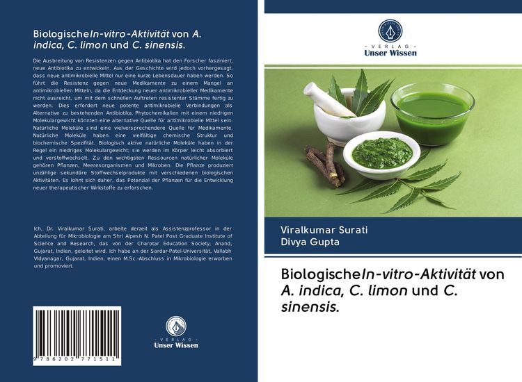 Produktbild: BiologischeIn-vitro-Aktivit&auml;t von A. indica, C. limon und C. sinensis.