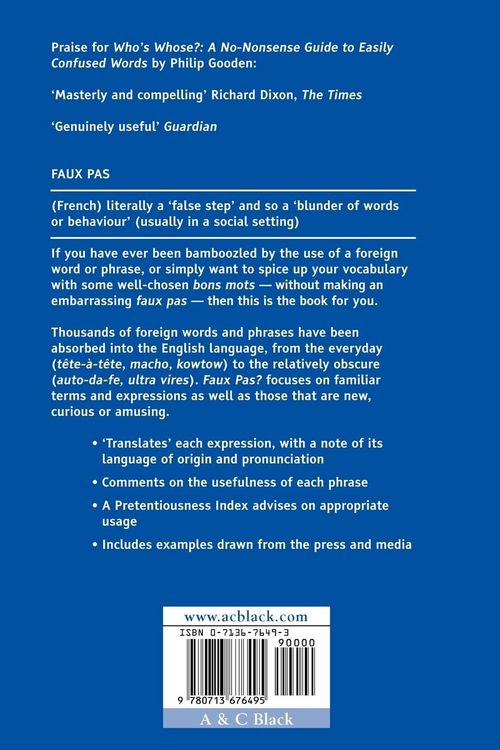 Produktbild: Faux Pas (Large Print)