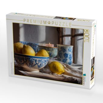 Produktbild: CALVENDO Puzzle Im Novembergrau trifft Gelb auf Blau | 1000 Teile Lege-Gr&ouml;&szlig;e 64x48cm Foto-Puzzle f&uuml;r gl&uuml;ckliche Stunden