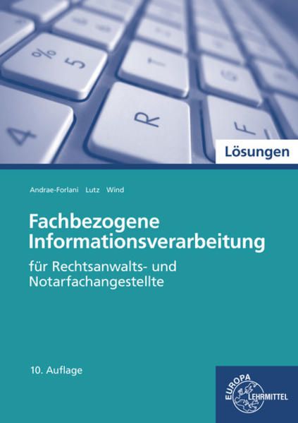 Produktbild: Fachbezogene Informationsverarbeitung
