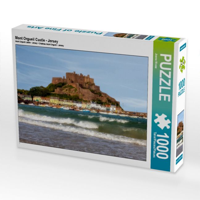 Produktbild: CALVENDO Puzzle Mont Orgueil Castle - Jersey | 1000 Teile Lege-Gr&ouml;&szlig;e 64x48cm Foto-Puzzle f&uuml;r gl&uuml;ckliche Stunden
