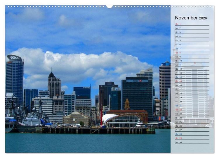 Produktbild: METROPOLEN - die sch&ouml;nsten Weltst&auml;dte (hochwertiger Premium Wandkalender 2026 DIN A2 quer), Kunstdruck in Hochglanz