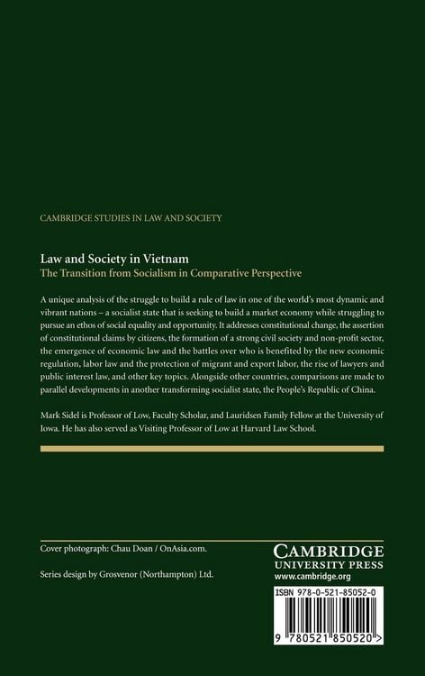 Produktbild: Law and Society in Vietnam