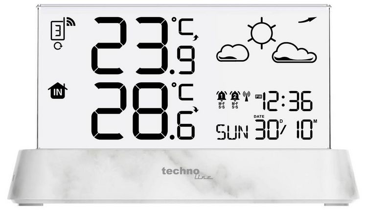 Produktbild: Techno Line WS6782 Funk-Thermometer Anzahl Sensoren max. 3St.