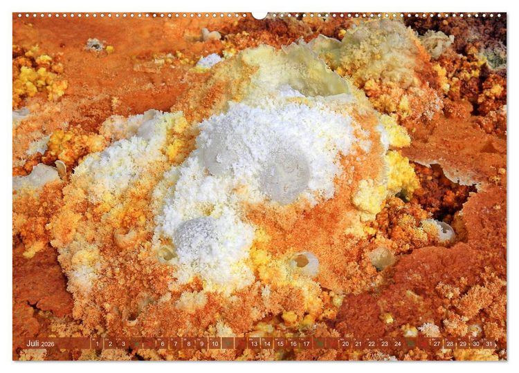 Produktbild: Vulkane &Auml;thiopiens - Erta Ale und Dallol (hochwertiger Premium Wandkalender 2026 DIN A2 quer), Kunstdruck in Hochglanz