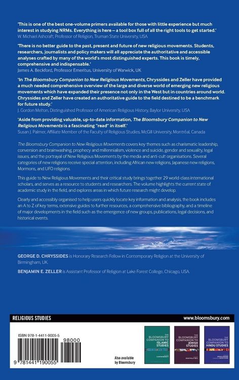 Produktbild: The Bloomsbury Companion to New Religious Movements