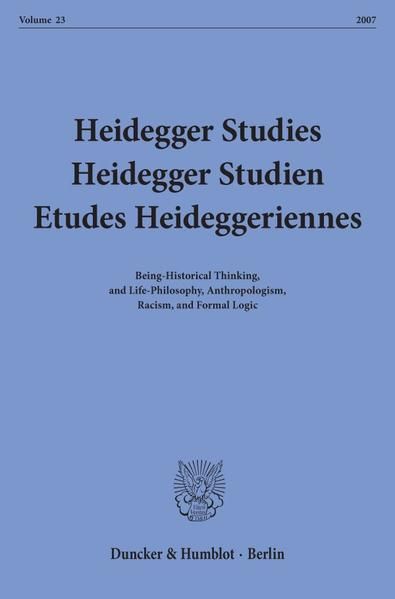 Produktbild: Heidegger Studies - Heidegger Studien - Etudes Heideggeriennes.