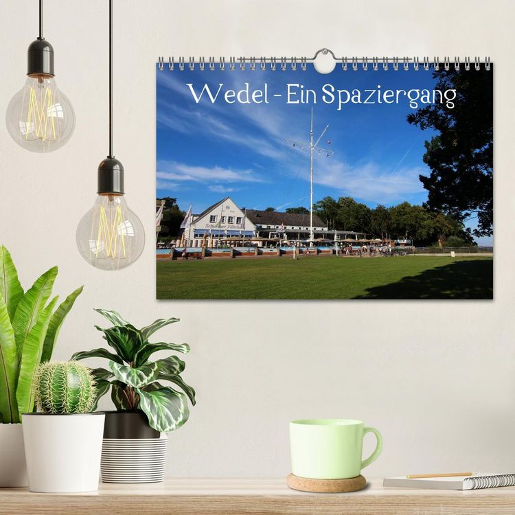 Produktbild: Wedel - Ein Spaziergang (Wandkalender 2026 DIN A4 quer), CALVENDO Monatskalender