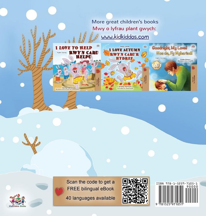 Produktbild: I Love Winter (English Welsh Bilingual Children's Book)