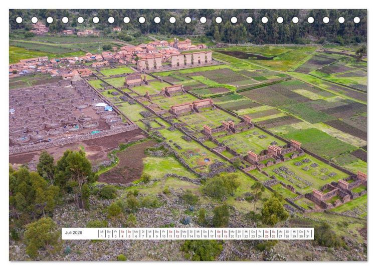 Produktbild: Cuzco und seine Region - Metropole der Inkas (Tischkalender 2026 DIN A5 quer), CALVENDO Monatskalender