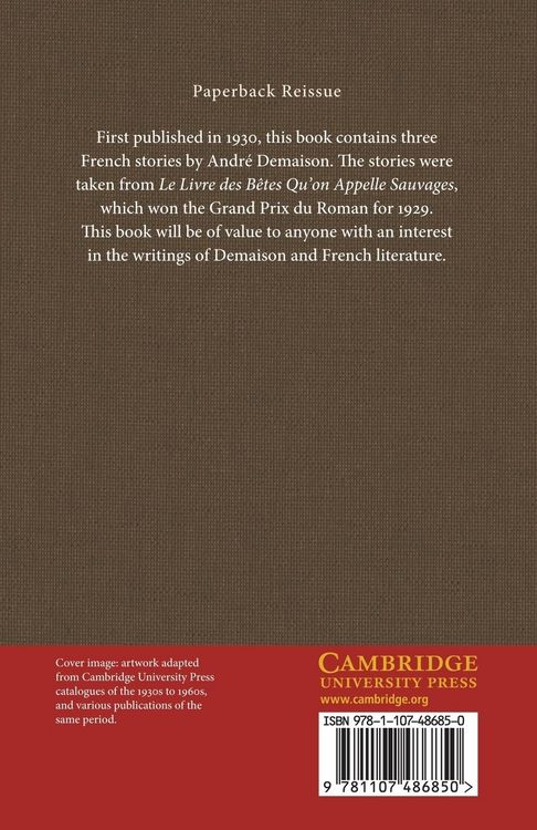 Produktbild: Le Livre des Betes Qu'on Appelle Sauvages