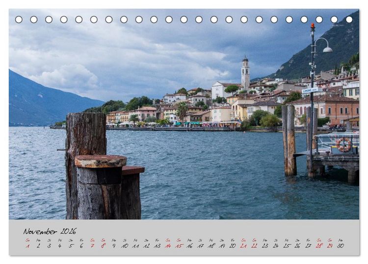 Produktbild: Sehnsuchtsziel Lago di Garda (Tischkalender 2026 DIN A5 quer), CALVENDO Monatskalender