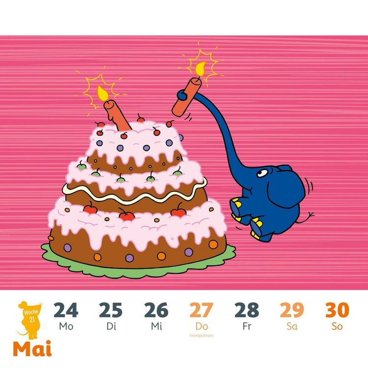 Produktbild: Der Kalender mit der Maus - Postkartenkalender 2027