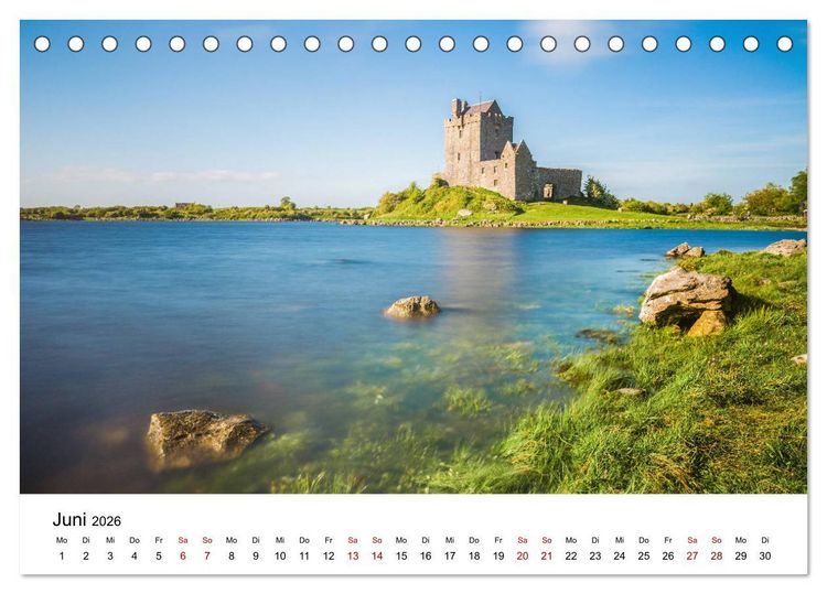 Produktbild: Irland, Land des Lichts (Tischkalender 2026 DIN A5 quer), CALVENDO Monatskalender