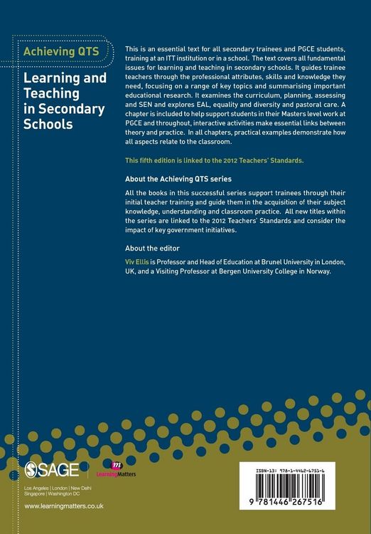 Produktbild: Learning and Teaching in Secondary Schools