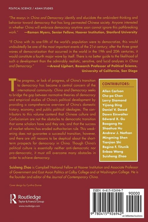 Produktbild: China and Democracy