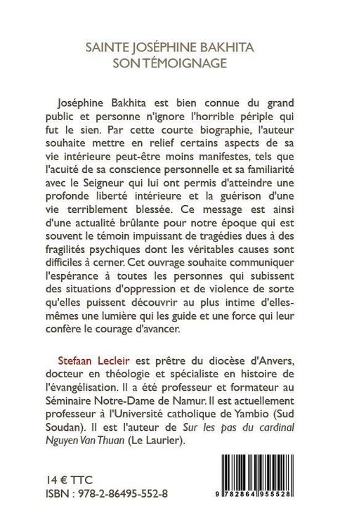 Produktbild: Sainte josephine bakhita