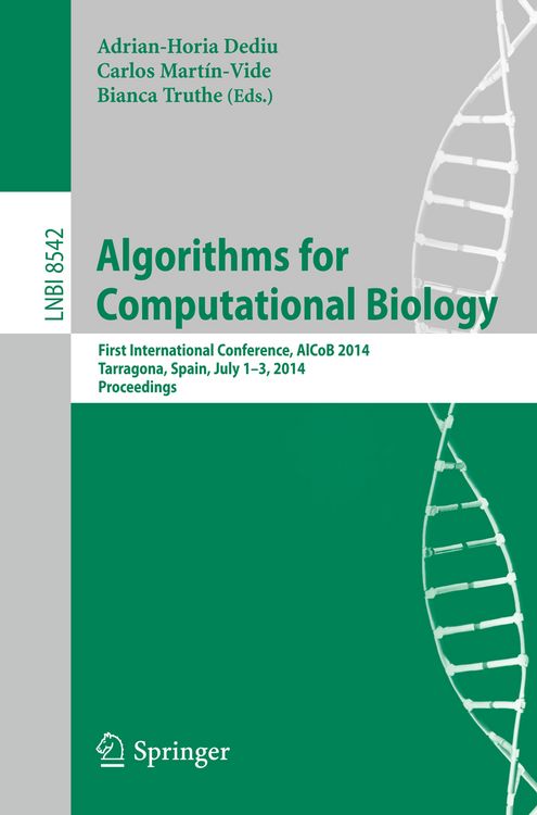 Produktbild: Algorithms for Computational Biology
