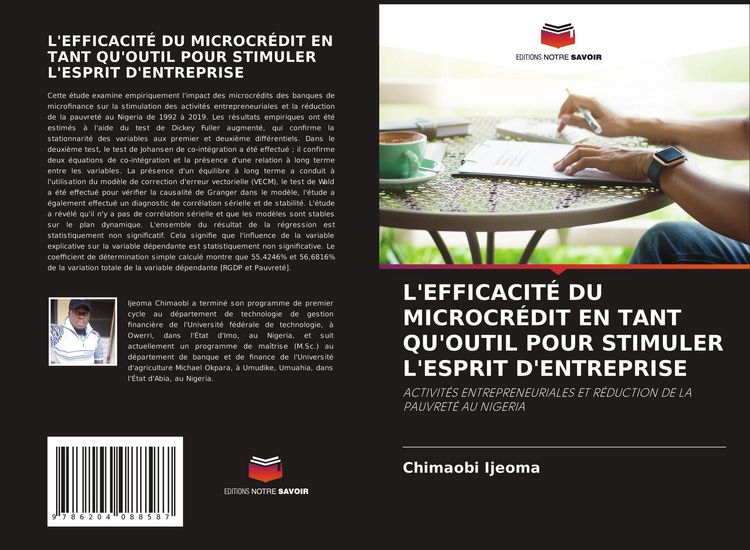 Produktbild: L'EFFICACIT&Eacute; DU MICROCR&Eacute;DIT EN TANT QU'OUTIL POUR STIMULER L'ESPRIT D'ENTREPRISE