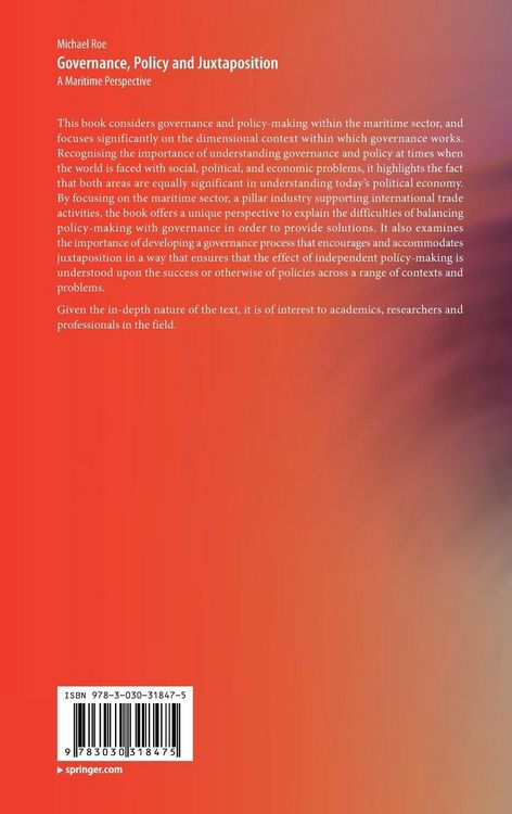 Produktbild: Governance, Policy and Juxtaposition