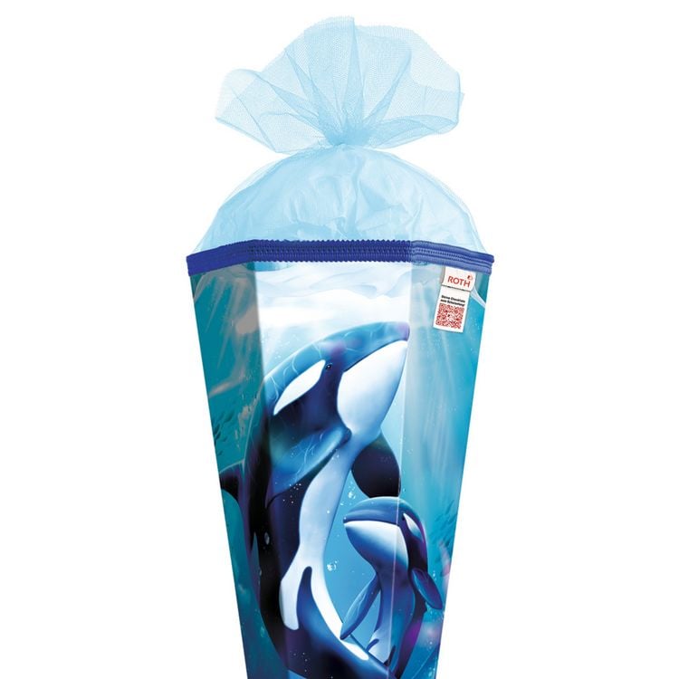 Produktbild: Motivschult&uuml;te, Orcas, 85 cm