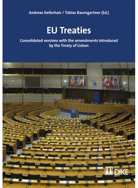 Produktbild: EU Treaties. Consolidated versions with the amendments introduced by the Treaty of Lisbon