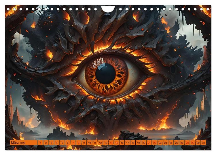 Produktbild: Magische Augen (Wandkalender 2026 DIN A4 quer), CALVENDO Monatskalender