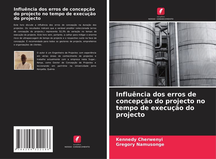Produktbild: Influ&ecirc;ncia dos erros de concep&ccedil;&atilde;o do projecto no tempo de execu&ccedil;&atilde;o do projecto