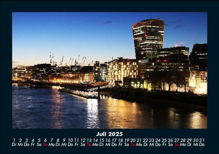 Produktbild: Londons sch&ouml;nste Seiten 2025 Fotokalender DIN A5