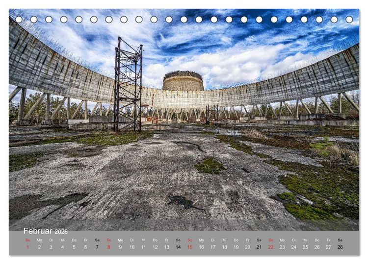 Produktbild: Tschernobyl - In der Sperrzone (Tischkalender 2026 DIN A5 quer), CALVENDO Monatskalender